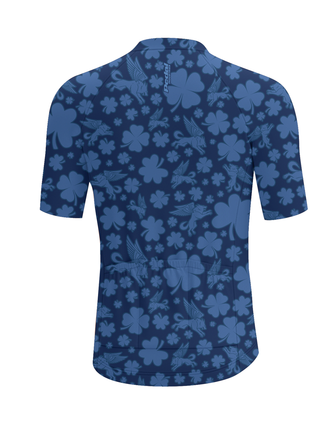 BLUE Lucky Pedal MEN'S PRO JERSEY ISD - flat product view, back pdp-last
