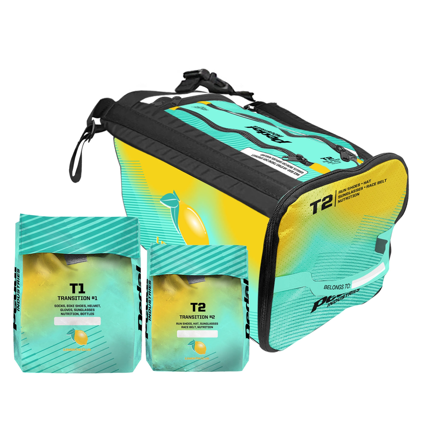 LemonTRI Club 2025 TRIATHLON SPECIFIC RaceDay Bag