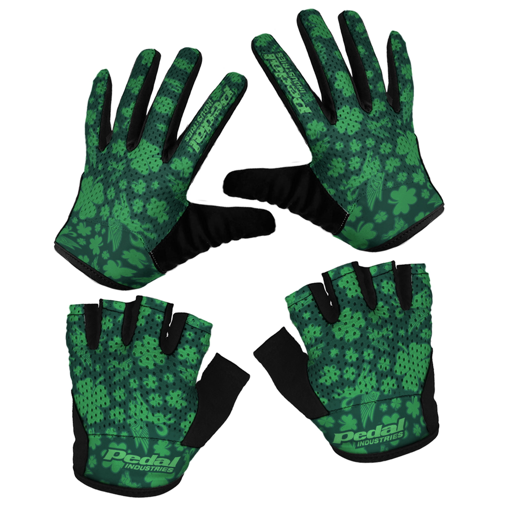 Lucky Pedal SUPERLIGHT RaceDay Gloves ISD GREEN