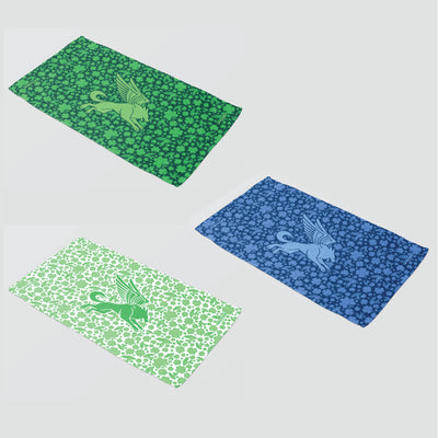 Lucky Pedal Plush Towel 37" 63.5" ISD (3 Color Variants)