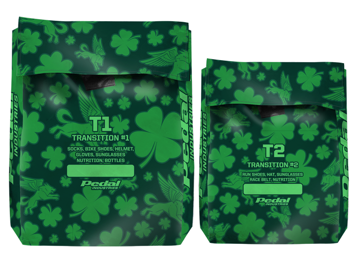 GREEN Lucky Pedal Triathlon Transition Bags  ISD