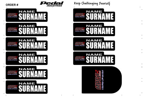 Mach5 2025 ID Sticker Bikes & Gear