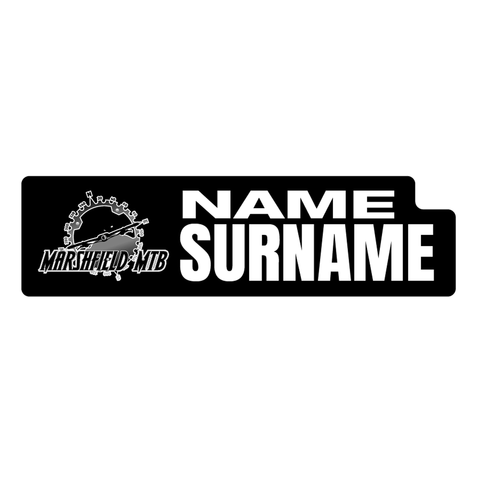 Marshfield MTB 2026 ID Sticker Bikes & Gear CLEAR BACKGROUND