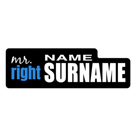 Right Now Sticker Mr Right Now 2025 ID Sticker Bikes & Gear – PEDAL Industries