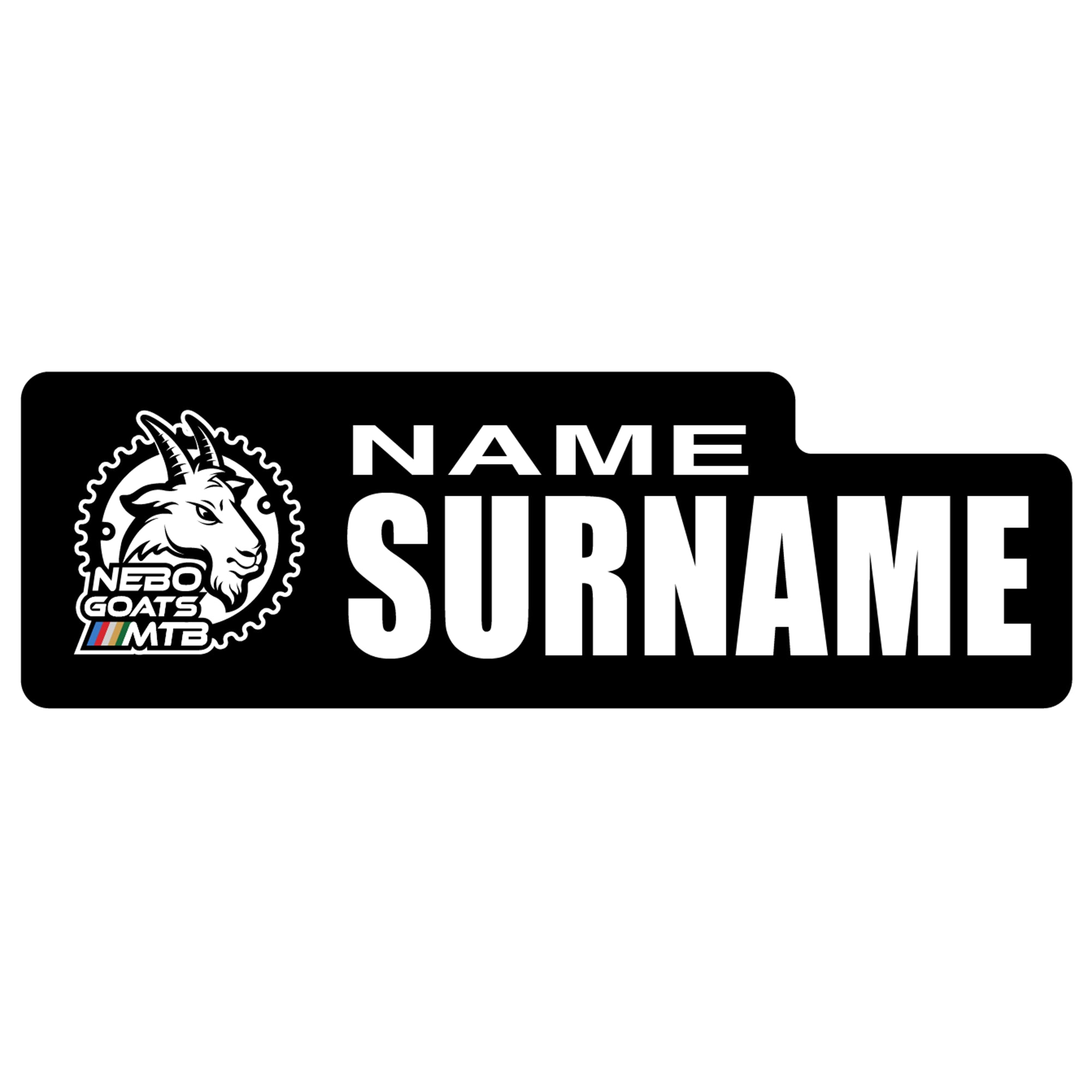 Nebo Goats 2022 ID Sticker Bikes & Gear