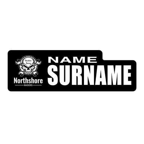 Northshore Raiders 2025 ID Sticker Bikes & Gear