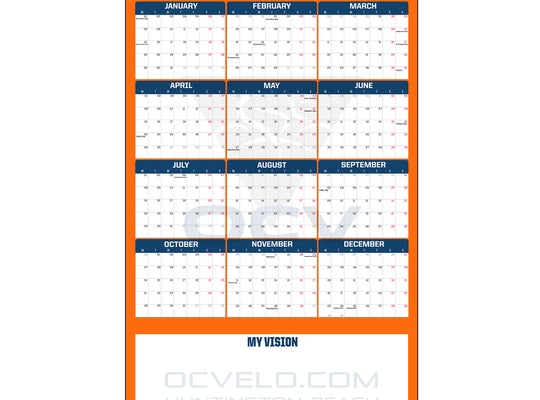 OC Velo 2024 GIANT MY RACEDAY CALENDAR ISD