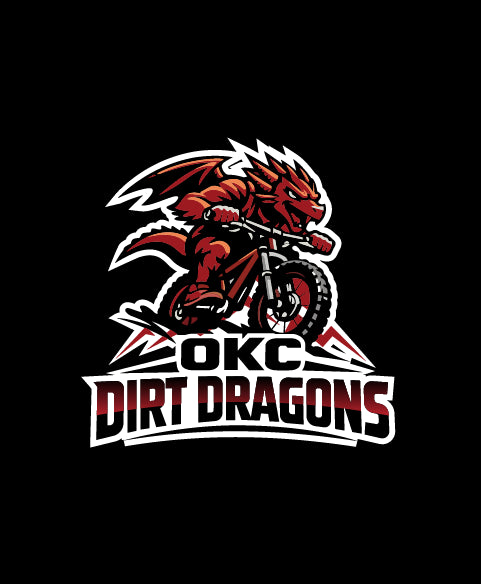 OKC Dirt Dragons 2026 ID Sticker Bikes & Gear - FIRE