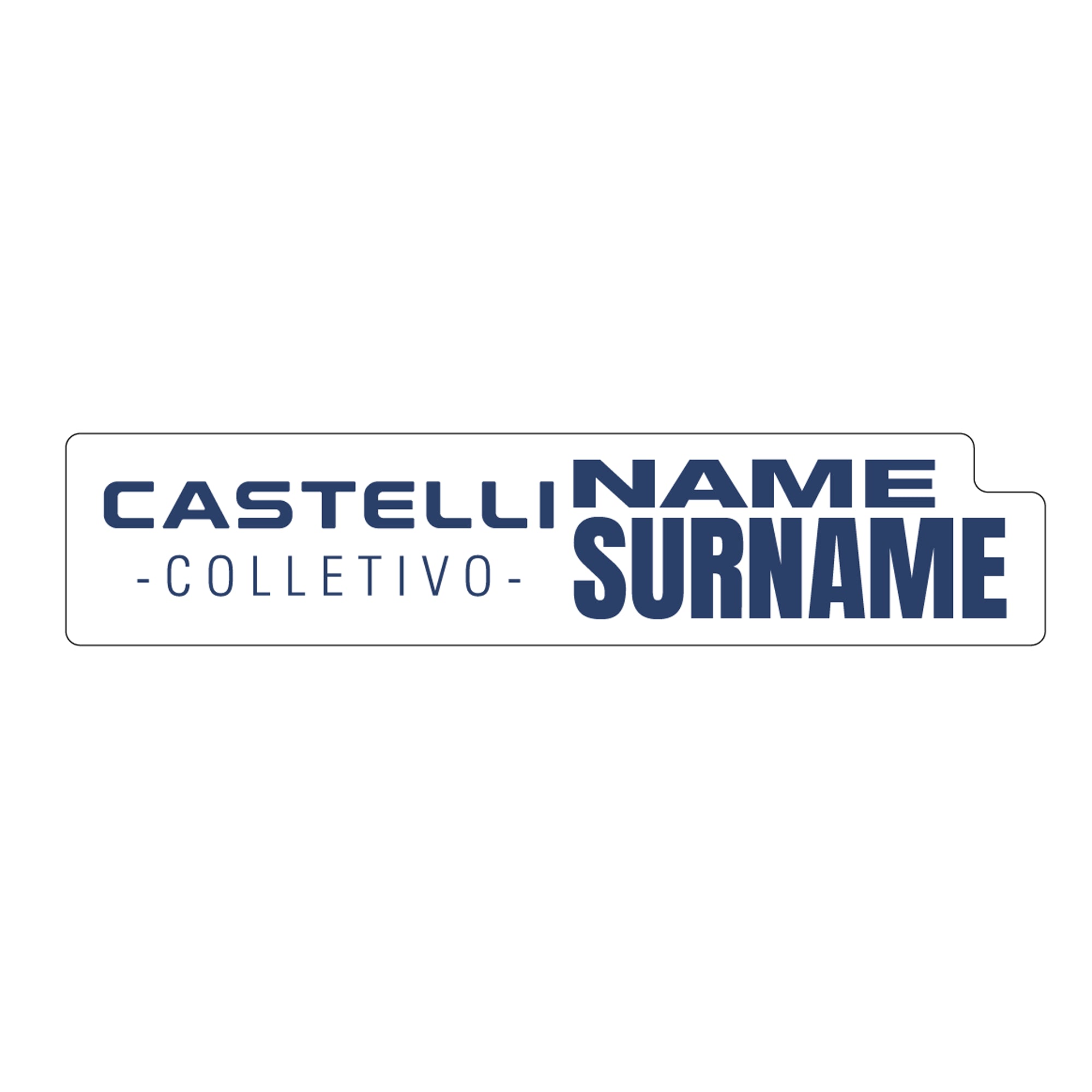 Castelli Colletivo 2026 ID Sticker Bikes & Gear