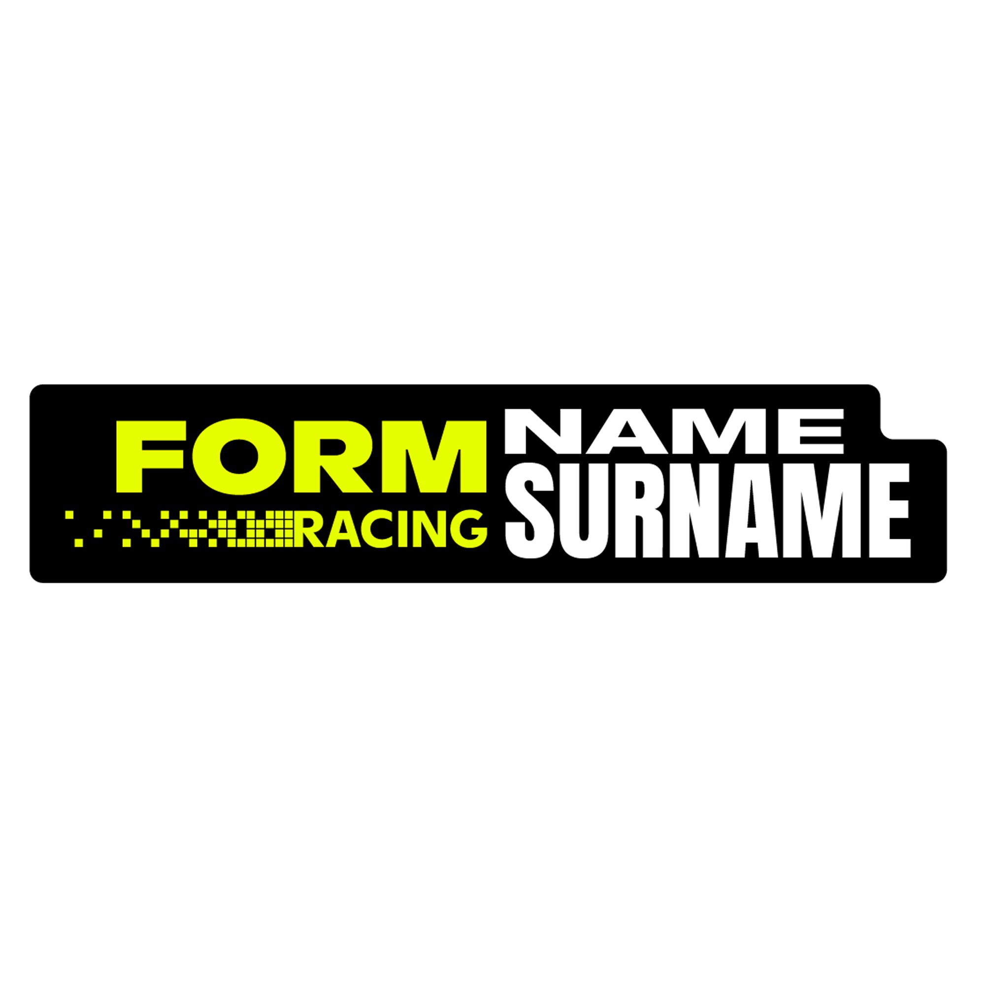 FORM Racing 2026 ID Sticker Bikes & Gear
