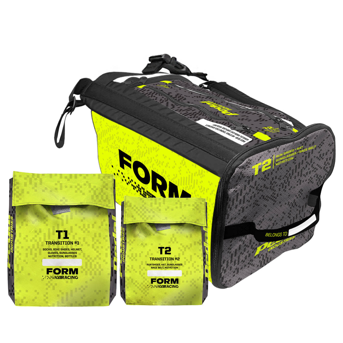 Form Racing F7540 FORM Racing 2026 RaceDay TRIATHLON Gear Bag – PEDAL Industries