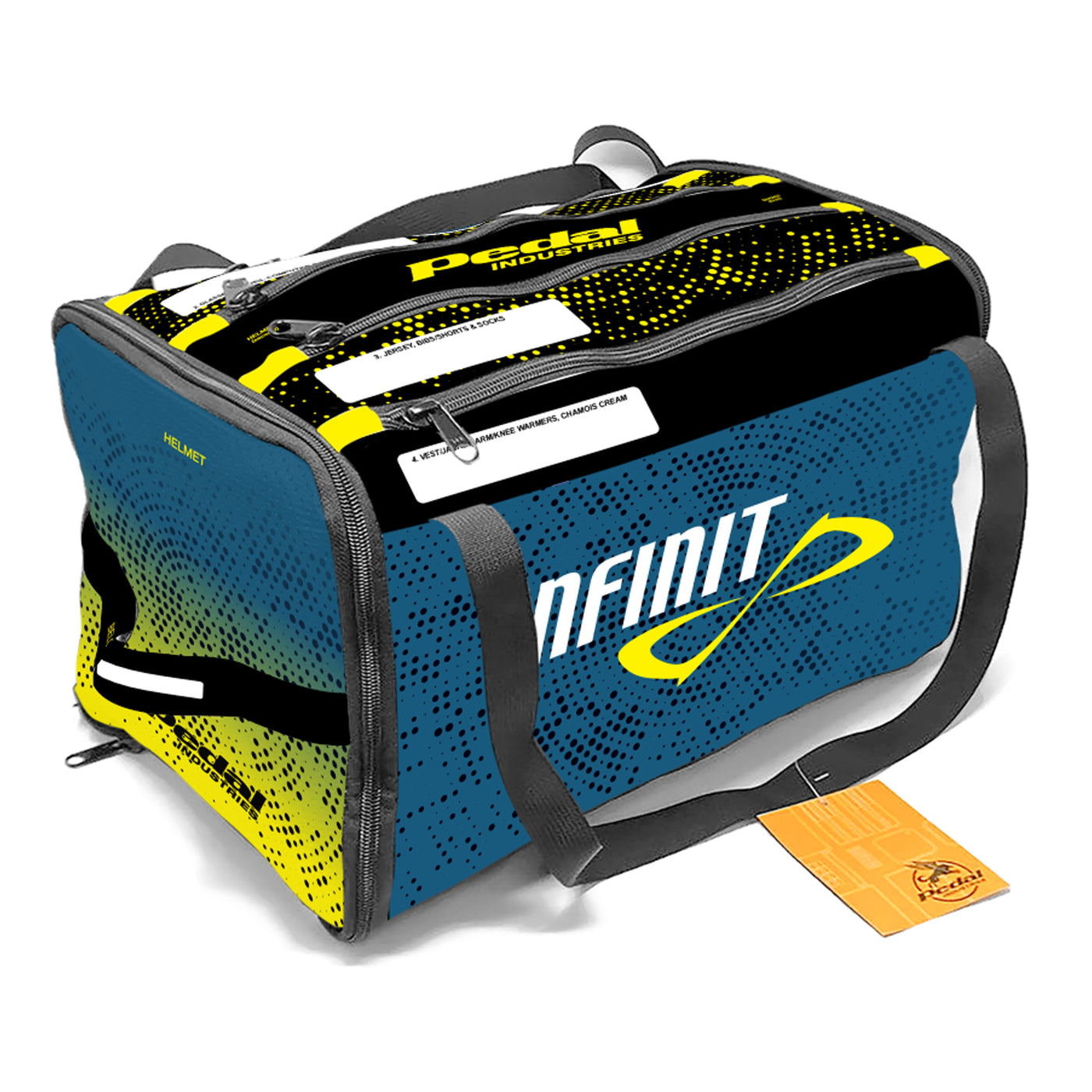 Team INFINIT 2026 RaceDay CYCLING Gear BAG™ – PEDAL Industries