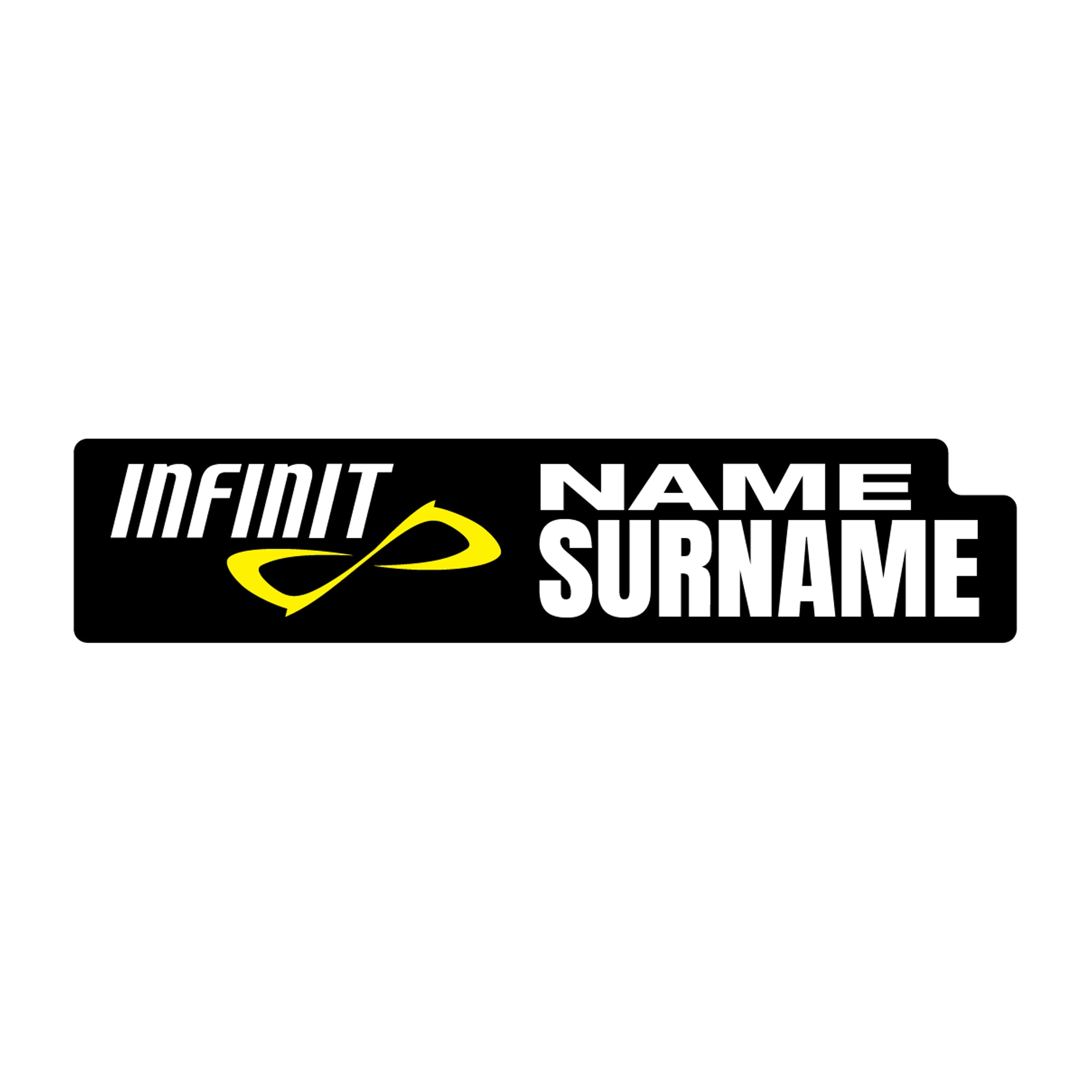 Team INFINIT 2026 ID Sticker Bikes & Gear
