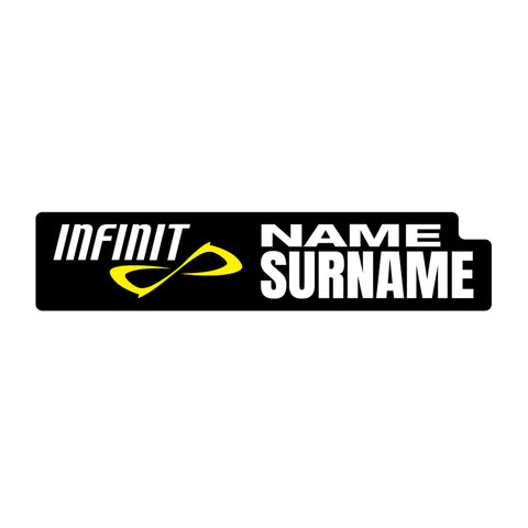 Team INFINIT 2026 ID Sticker Bikes & Gear