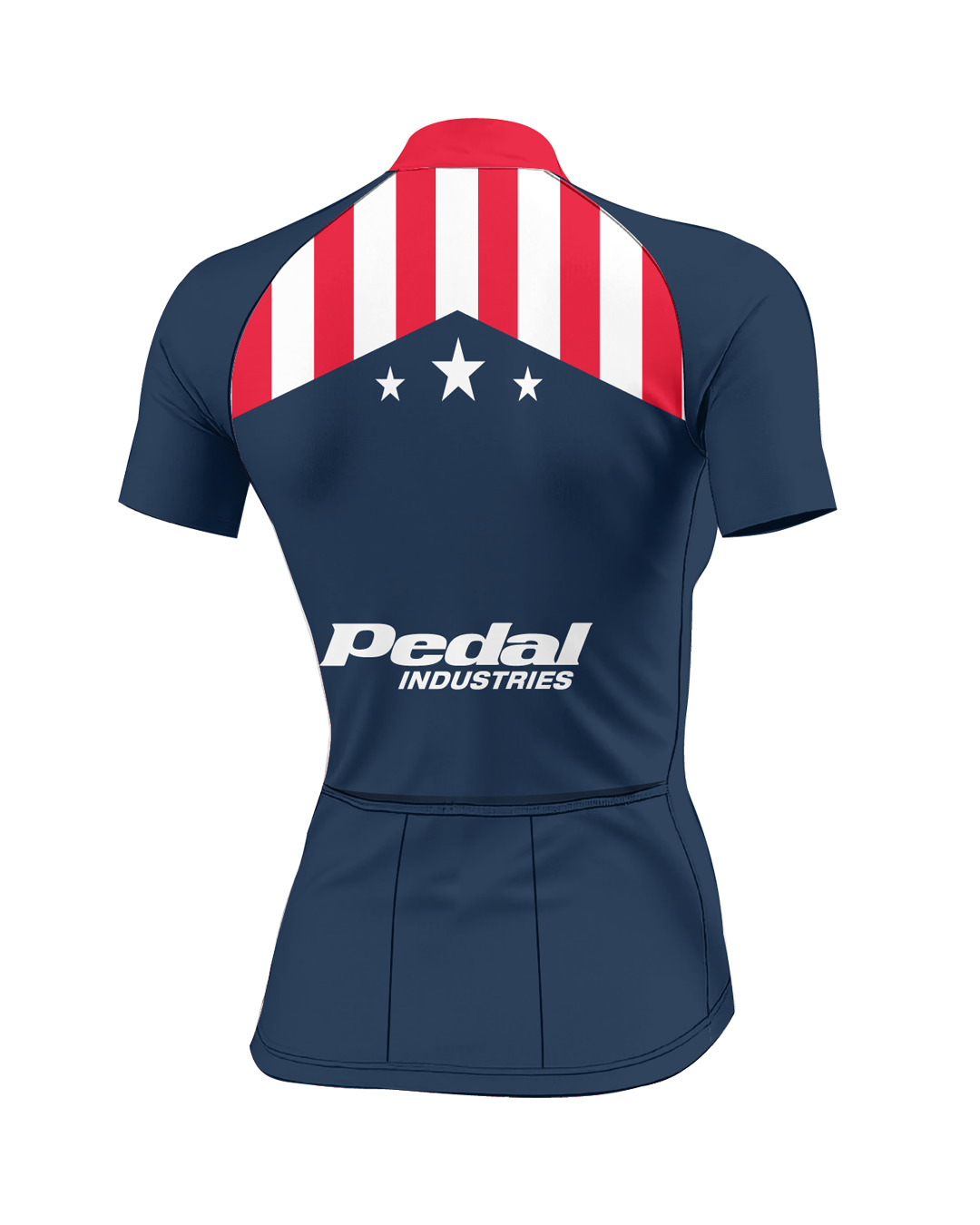 Blue Patriot WOMEN'S PRO JERSEY ISD - flat product view, back pdp-last