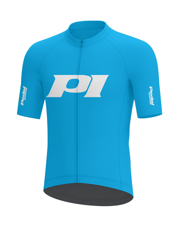 White-Blue PEDAL Insiders P/I RaceDay 2026 MEN'S PRO JERSEY ISD
