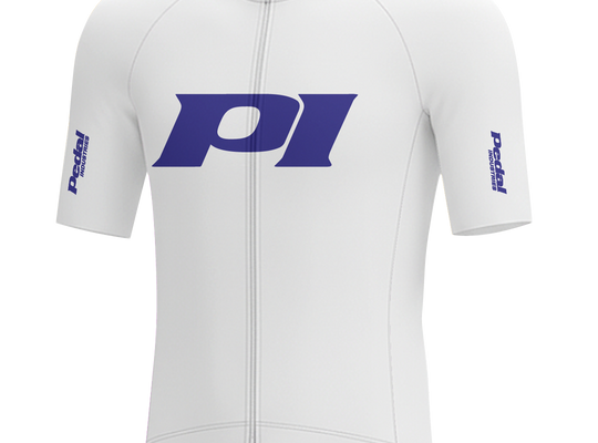 White-Blue PEDAL Insiders P/I RaceDay 2026 MEN'S PRO JERSEY ISD