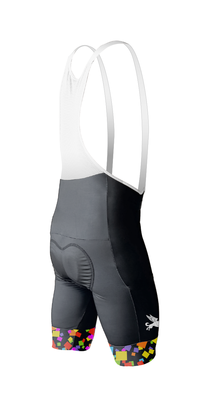 Pedal PARTY MEN'SPRO LEVEL BIB ISD - flat product view, back pdp-last