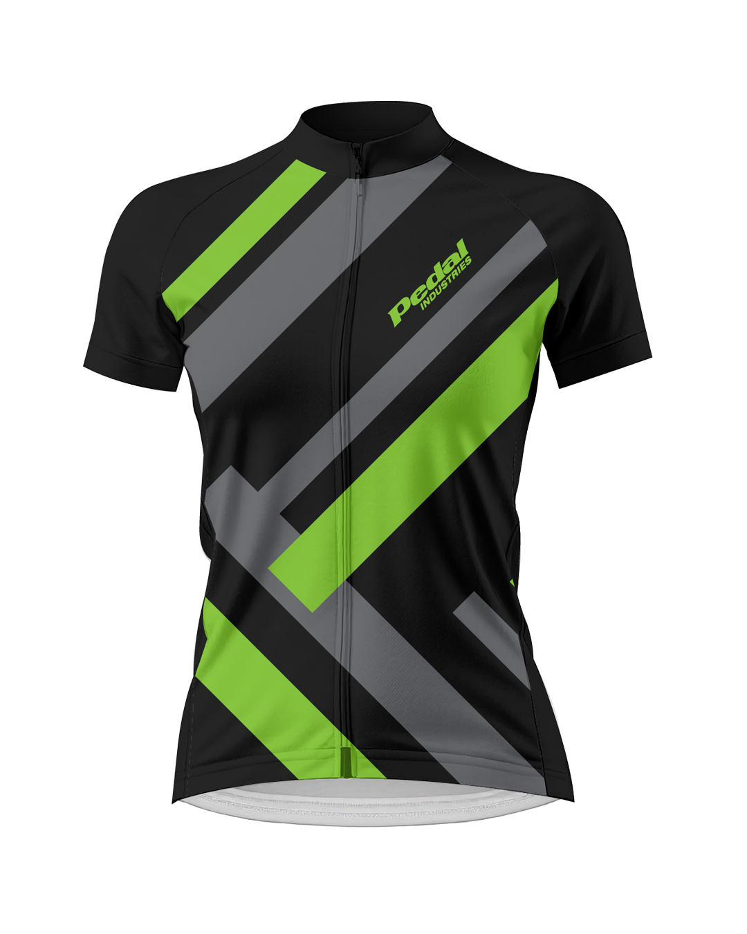 Green Primary Colors WOMEN'S PRO JERSEY ISD - flat product view, front pdp-last