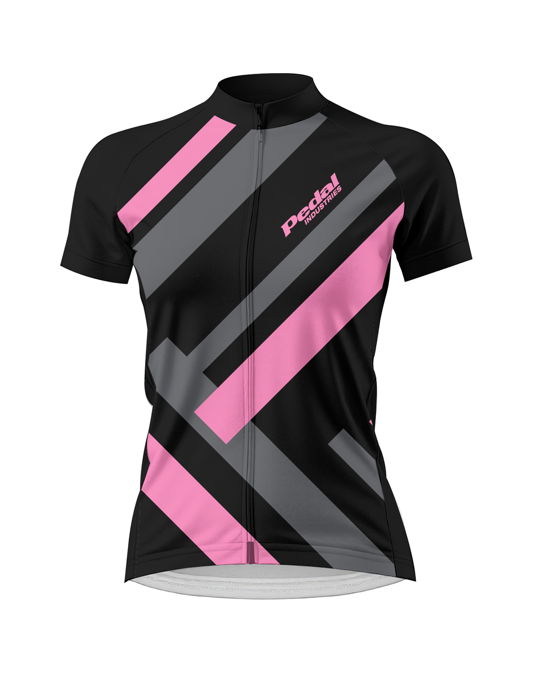 Pink Primary Colors WOMEN'S PRO JERSEY ISD - flat product view, front pdp-last