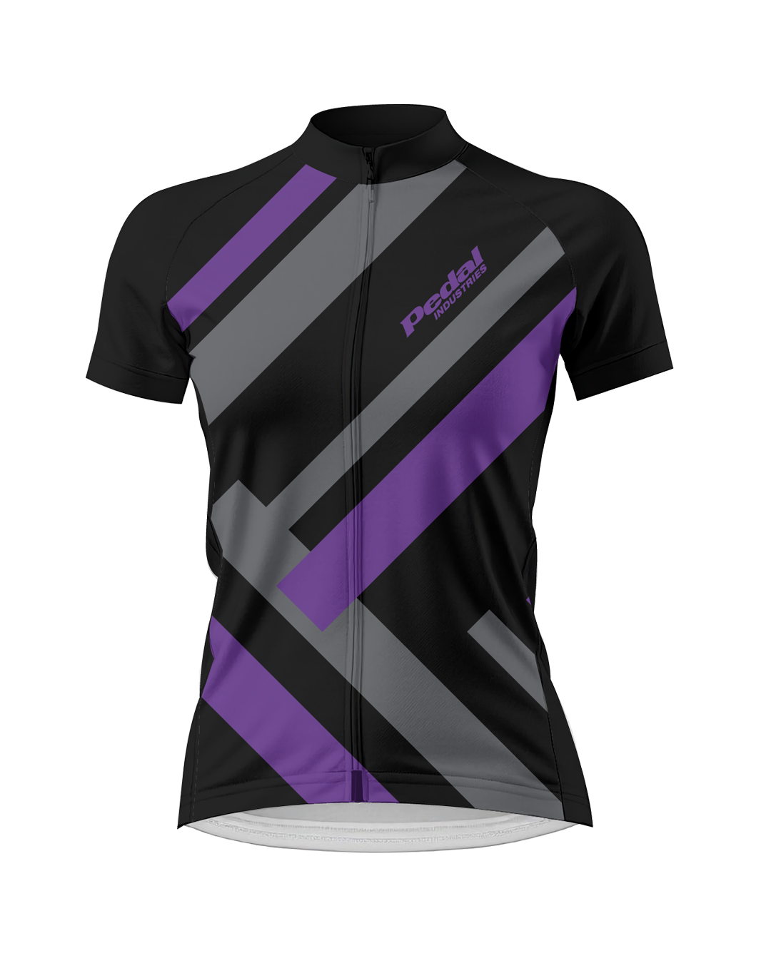 Purple Primary Colors WOMEN'S PRO JERSEY ISD - flat product view, front pdp-last