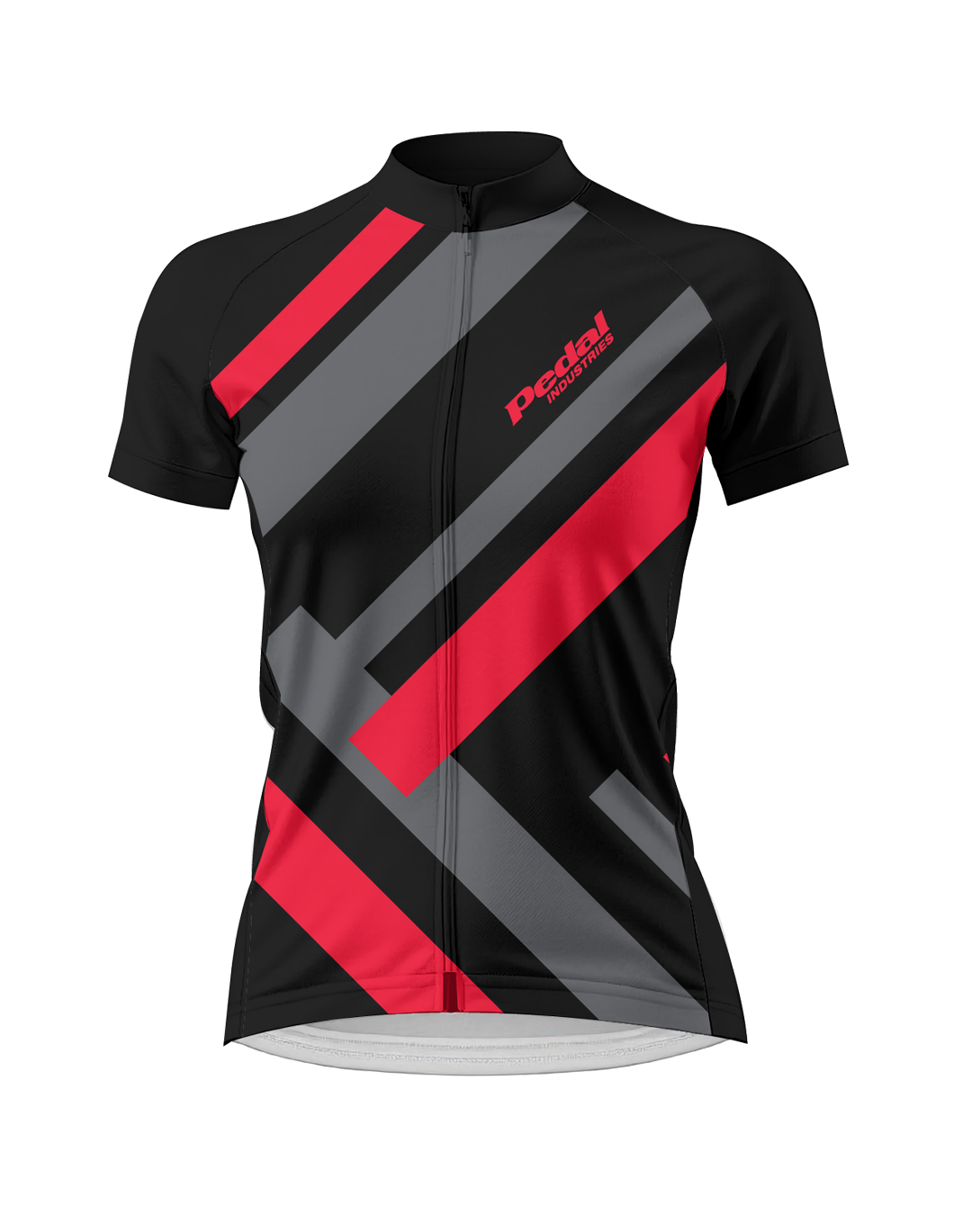 Red Primary Colors WOMEN'S PRO JERSEY ISD - flat product view, front pdp-last