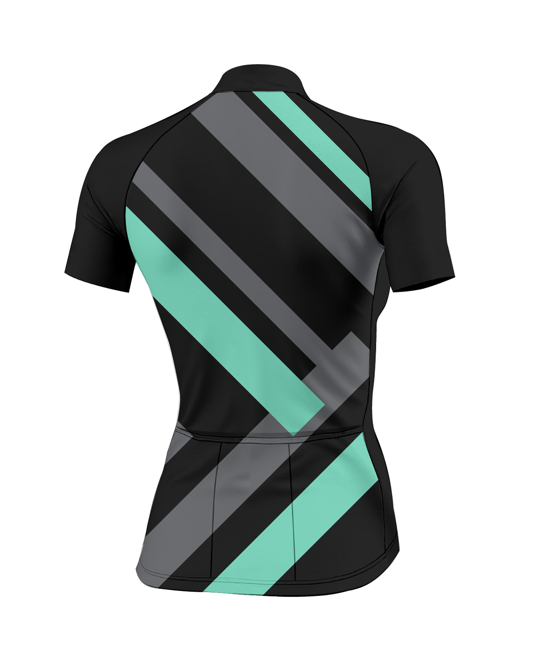 Celeste Primary Colors WOMEN'S PRO JERSEY ISD - flat product view, back pdp-last