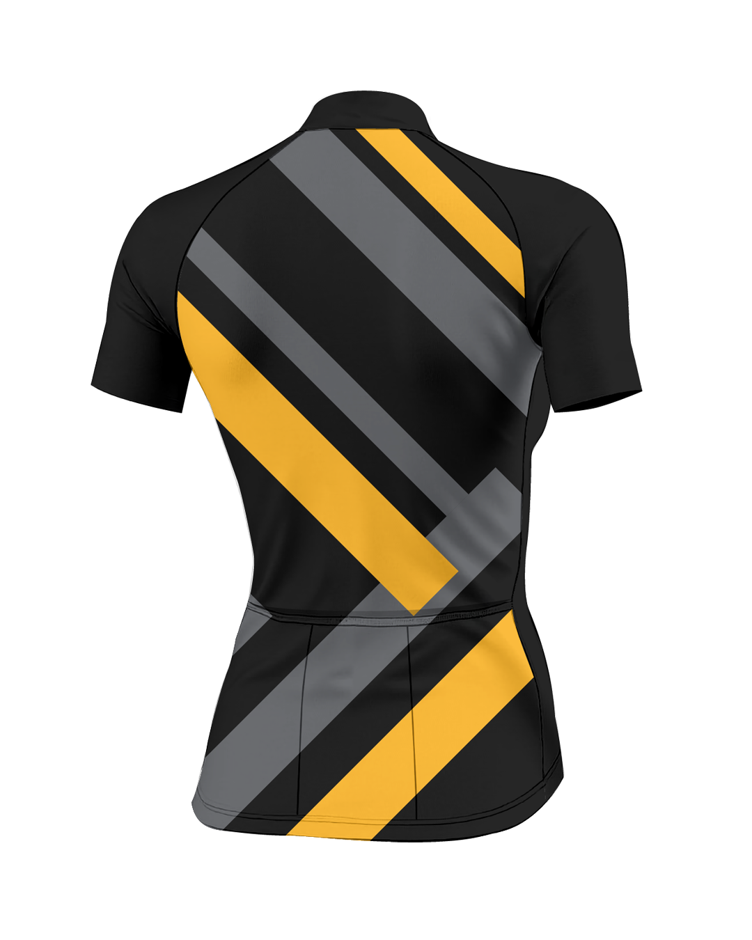 Yellow Primary Colors WOMEN'S PRO JERSEY ISD - flat product view, back pdp-last