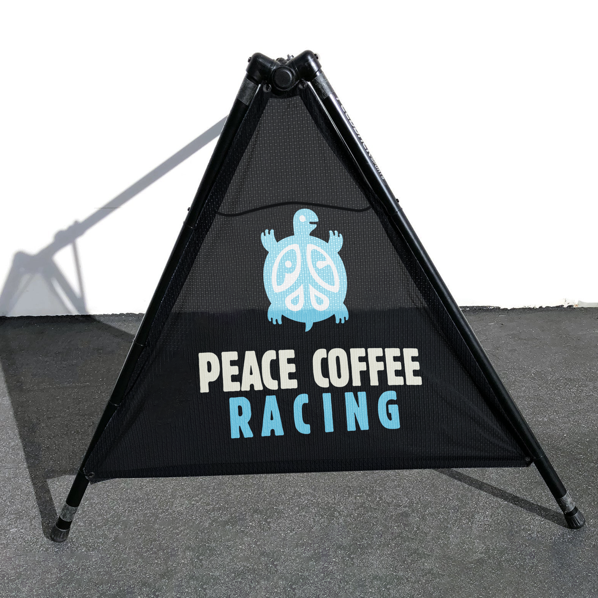 Peace Coffee Racing 2024 Bike Rack Banners (Set of 2 Mesh Banners ...