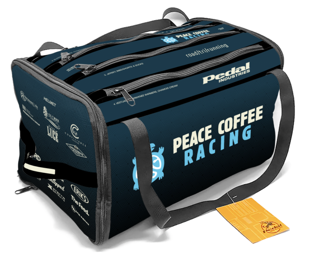 Peace Coffee Racing 2024 CYCLING RACEDAY BAG™ – PEDAL Industries