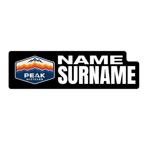 Peak Bicycles 2026 ID Sticker Bikes & Gear