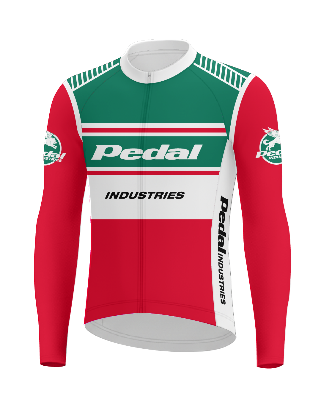 Pedal Eleven 2026 MEN'S Long Sleeve PRO JERSEY ISD - flat product view, front pdp-last