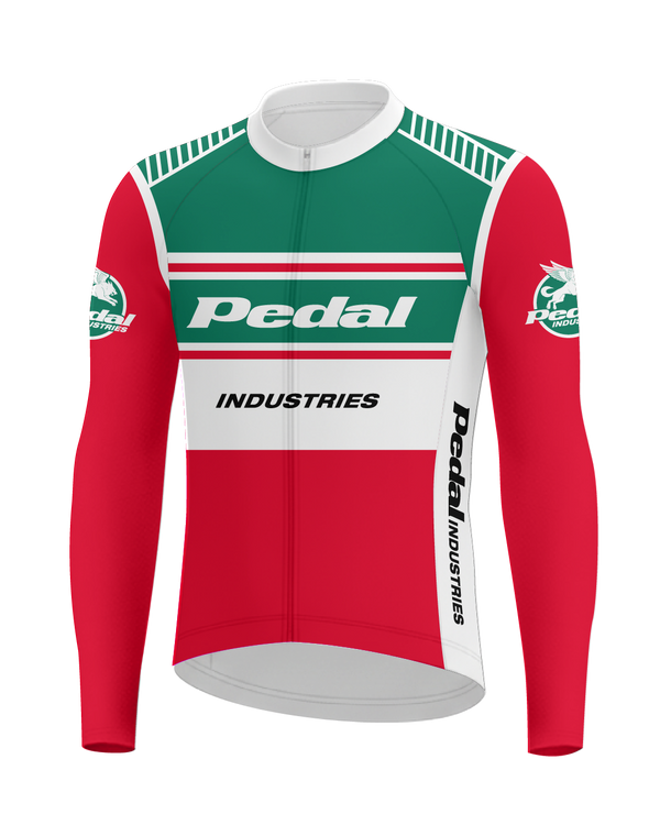 Pedal Eleven 2026 MEN'S Long Sleeve PRO JERSEY ISD - flat product view, front pdp-last