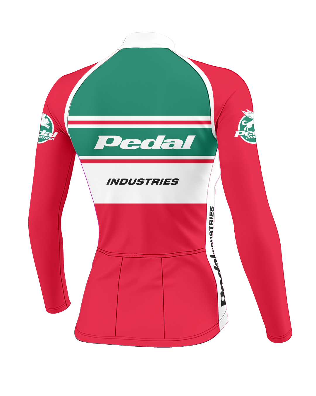 Pedal Eleven 2026 WOMEN'S PRO JERSEY 2.0 Long Sleeve ISD - flat product view, back pdp-last