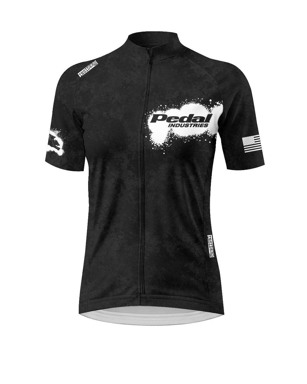 Black PEDAL Insiders 2027 WOMEN'S PRO JERSEY 2.5 ISD