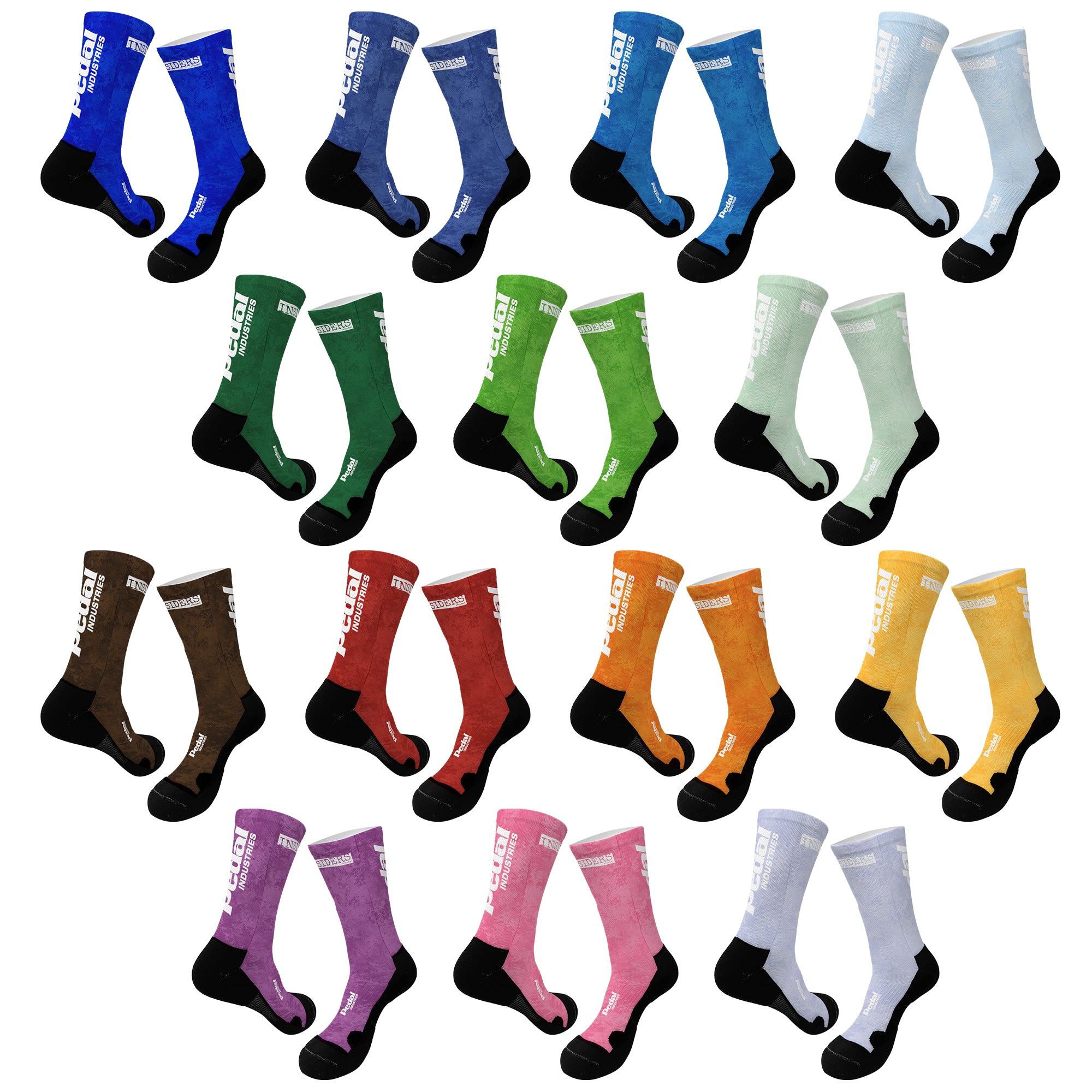 PEDAL Insiders 2027 SUBLIMATED SOCK - 14 Color Variants