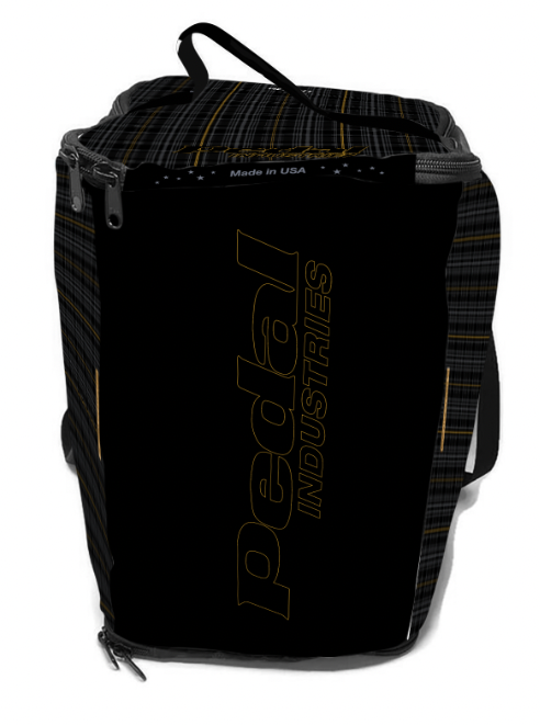 PLAID BLACK Cypress Spirits 2026 RaceDay CYCLING Gear BAG™ ISD