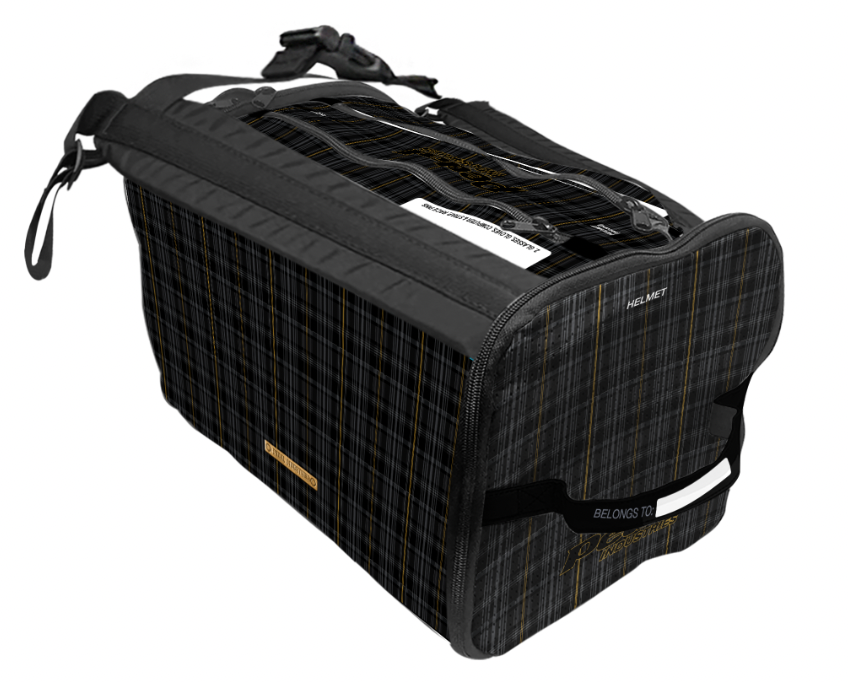 PLAID GRAY Cypress Spirits 2026 RaceDay CYCLING Gear BAG™ ISD