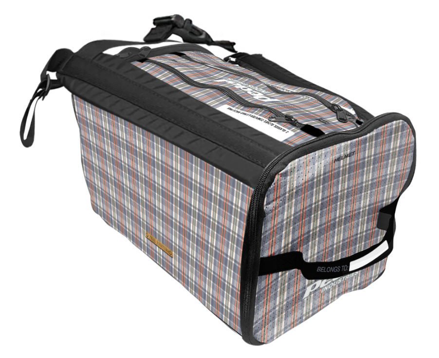 PLAID GRAY Cypress Spirits 2026 RaceDay CYCLING Gear BAG™ ISD