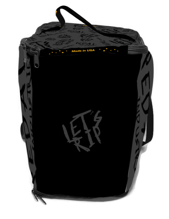 Stealth-Black-Yellow Pedal PUNK RaceDay CYCLING Gear BAG™ ISD