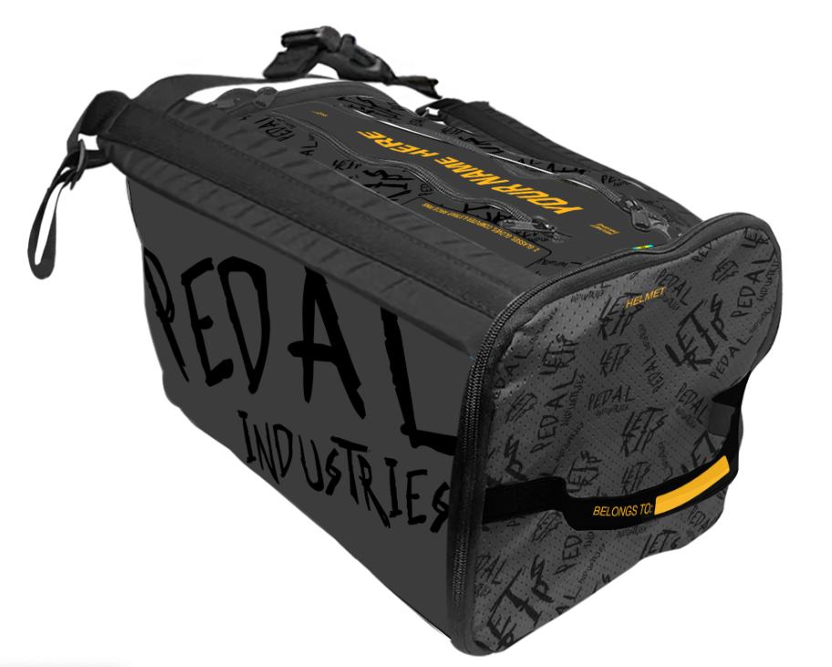Stealth-Black-Yellow Pedal PUNK RaceDay CYCLING Gear BAG™ ISD