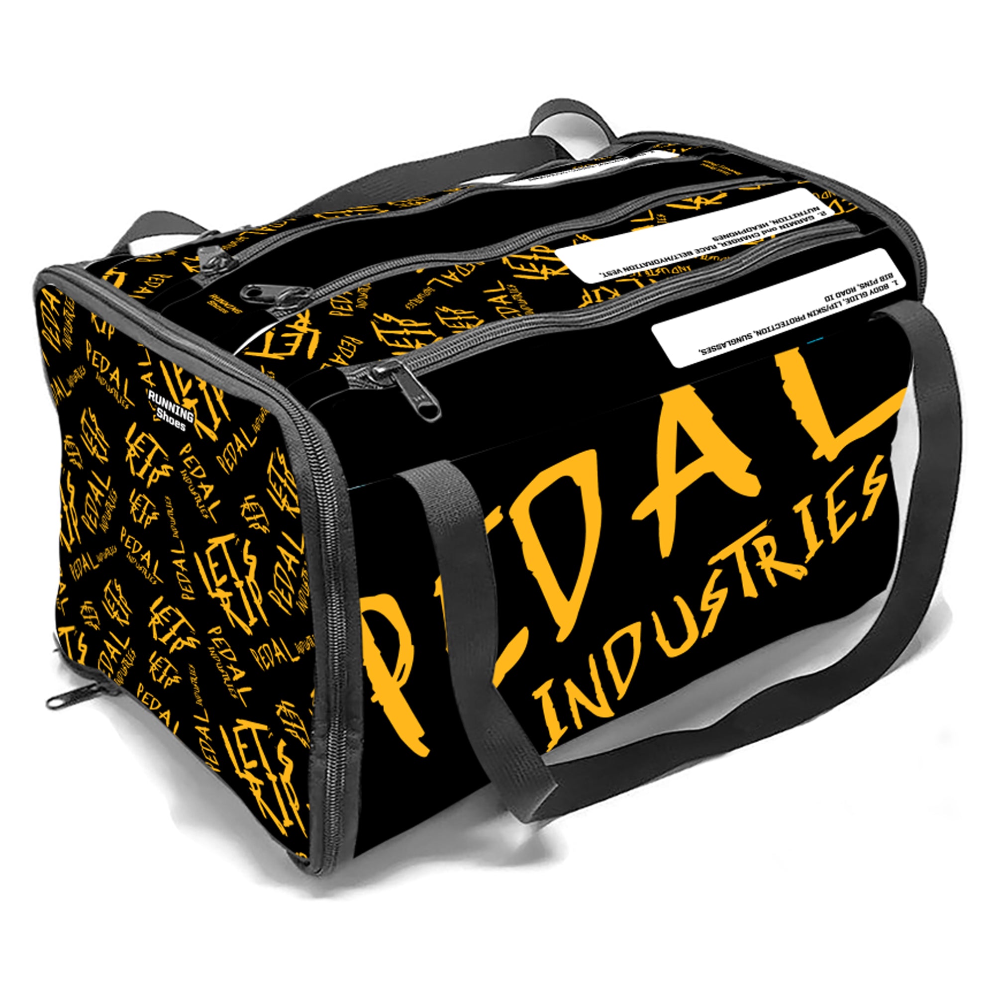 Black-Yellow Pedal PUNK RaceDay RUNNING Gear Bag™ ISD