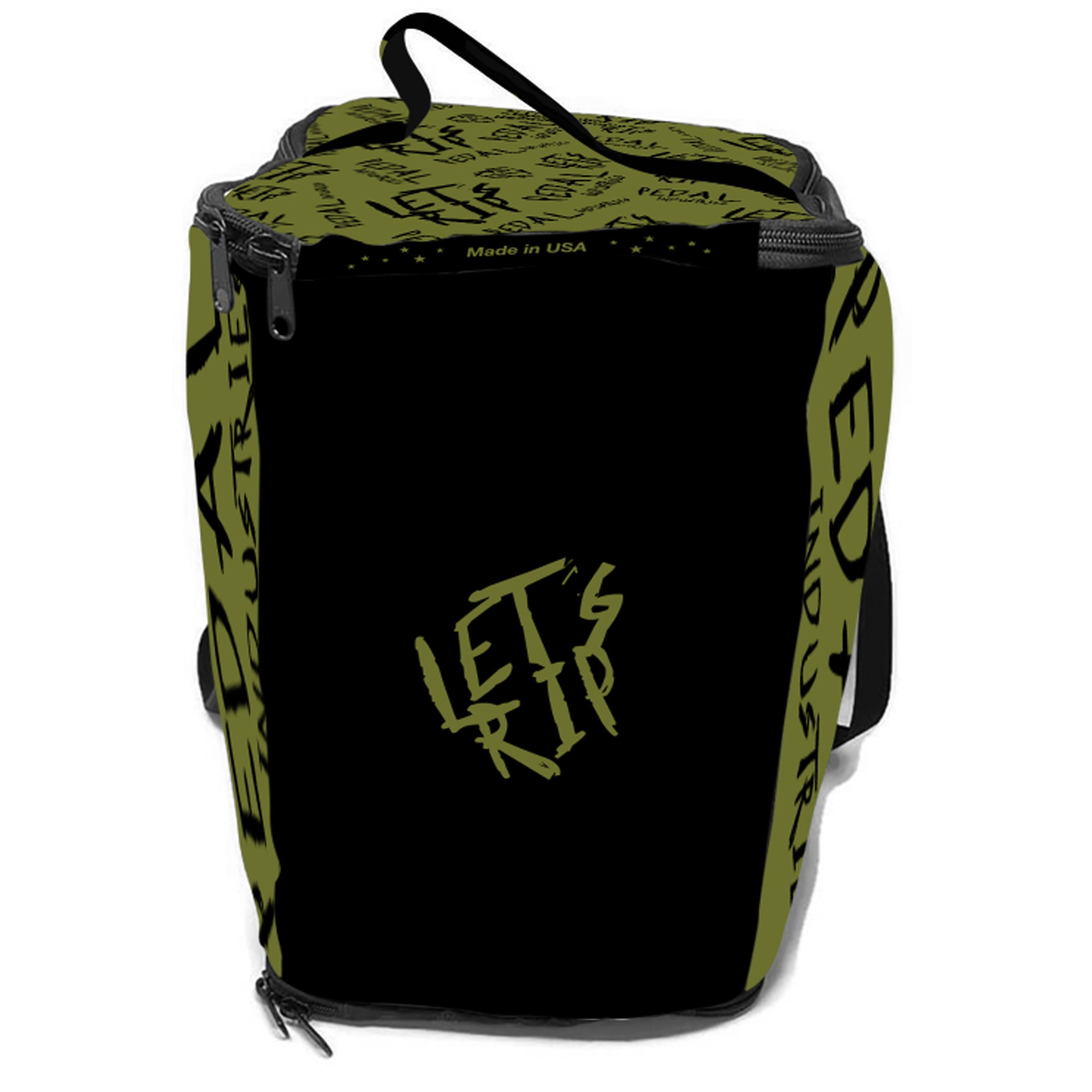 Olive-Black Pedal PUNK RaceDay RUNNING Gear Bag™ ISD