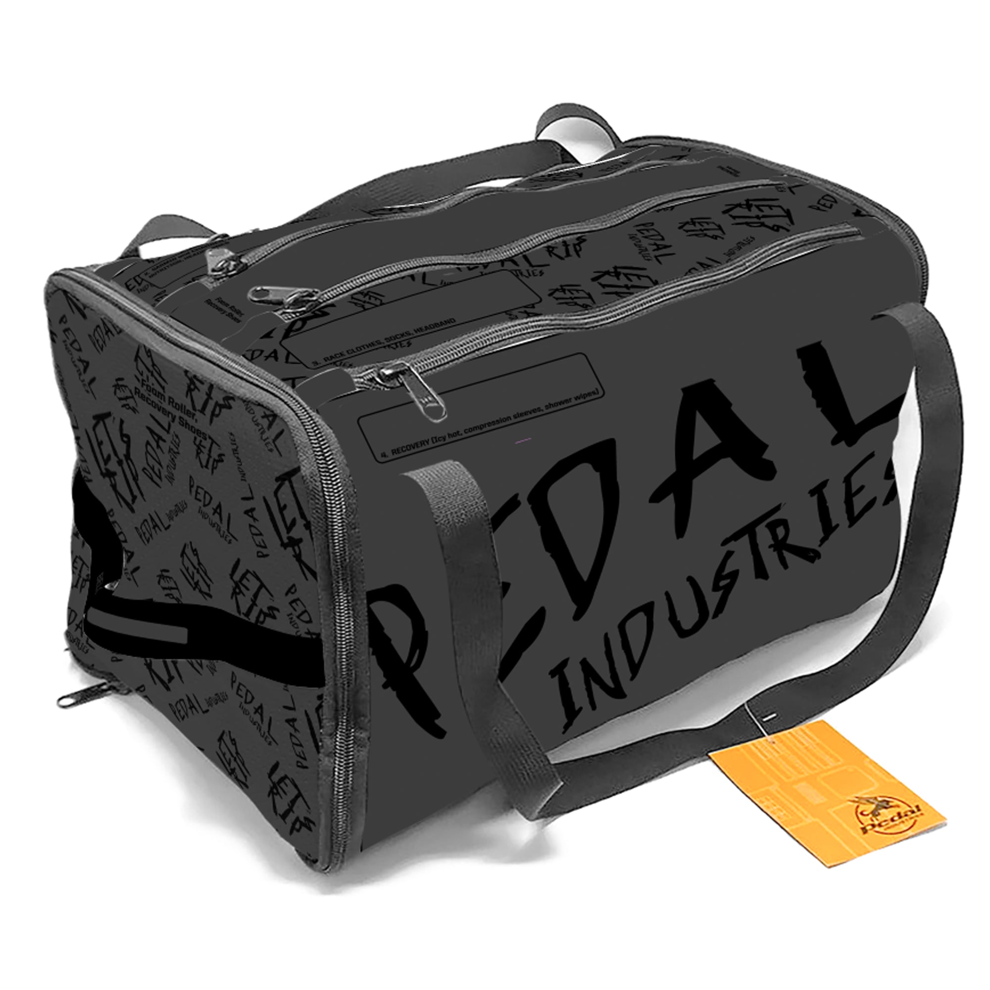 Stealth-Black Pedal PUNK RaceDay RUNNING Gear Bag™ ISD