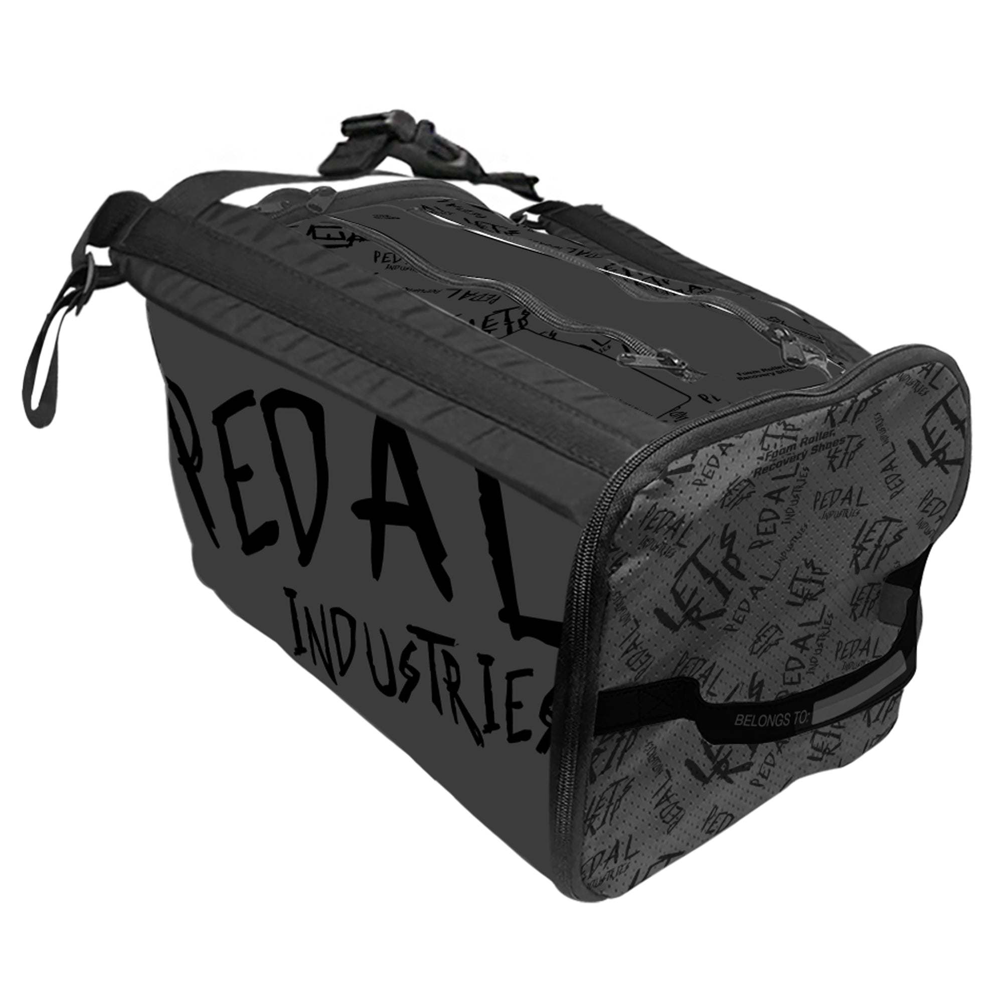 Stealth-Black Pedal PUNK RaceDay RUNNING Gear Bag™ ISD