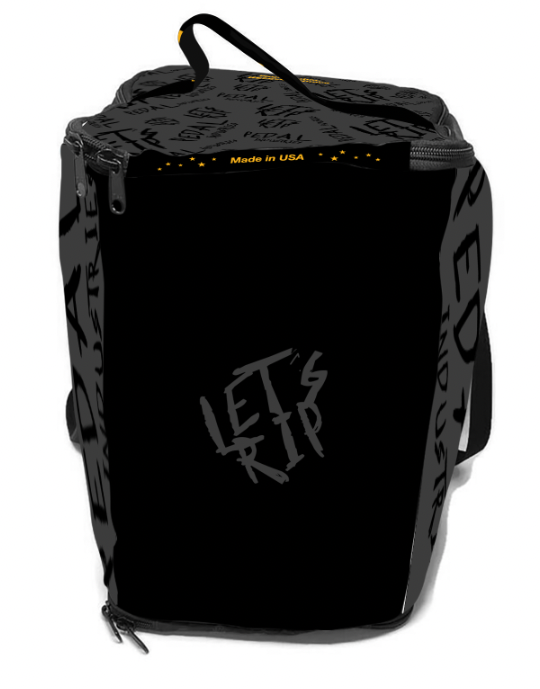 Stealth-Black-Yellow Pedal PUNK RaceDay RUNNING Gear Bag™ ISD