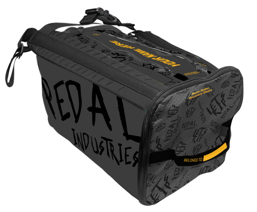 Stealth-Black-Yellow Pedal PUNK RaceDay RUNNING Gear Bag™ ISD