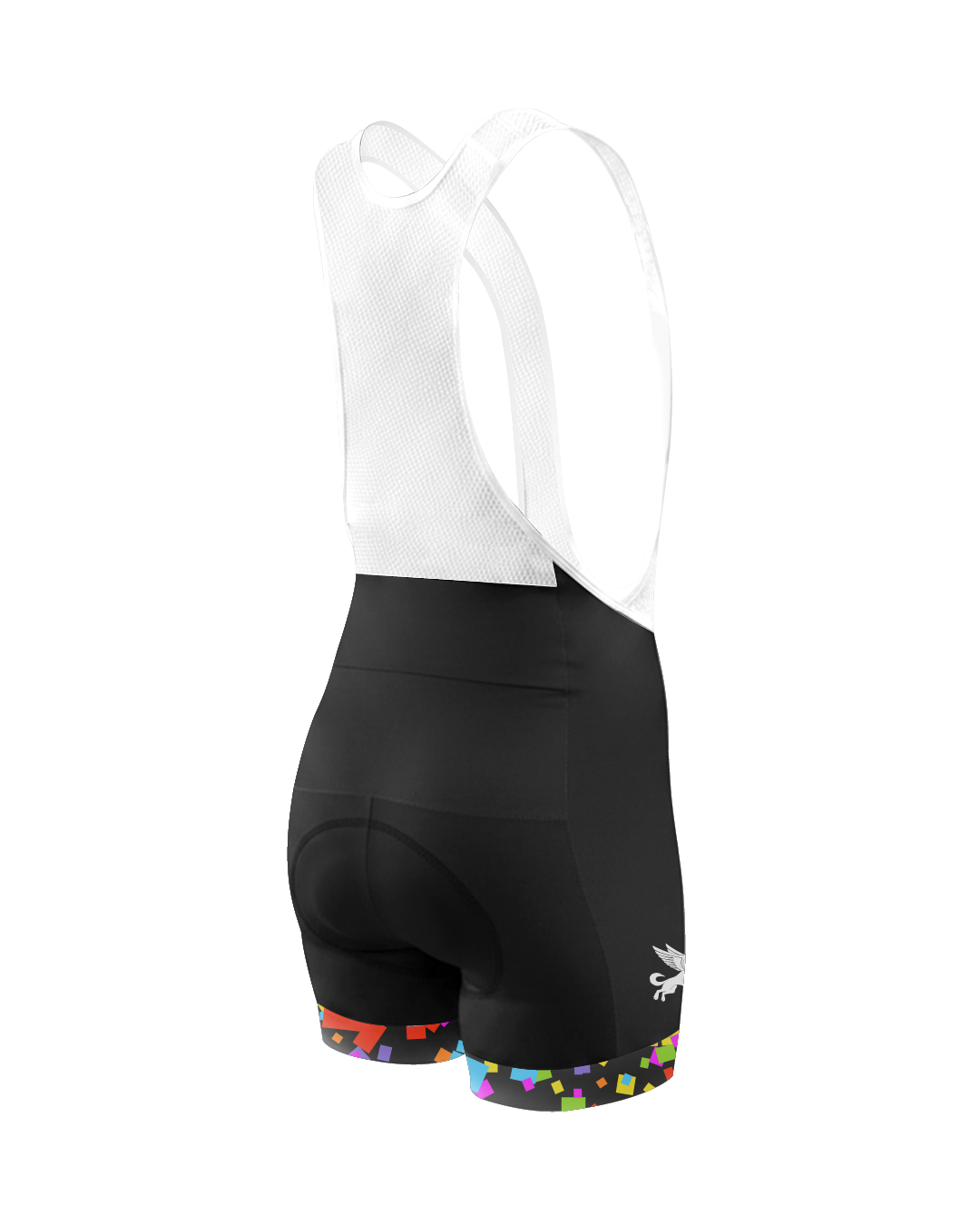 Pedal PARTY WOMEN'S PRO BIB ISD - flat product view, back pdp-last