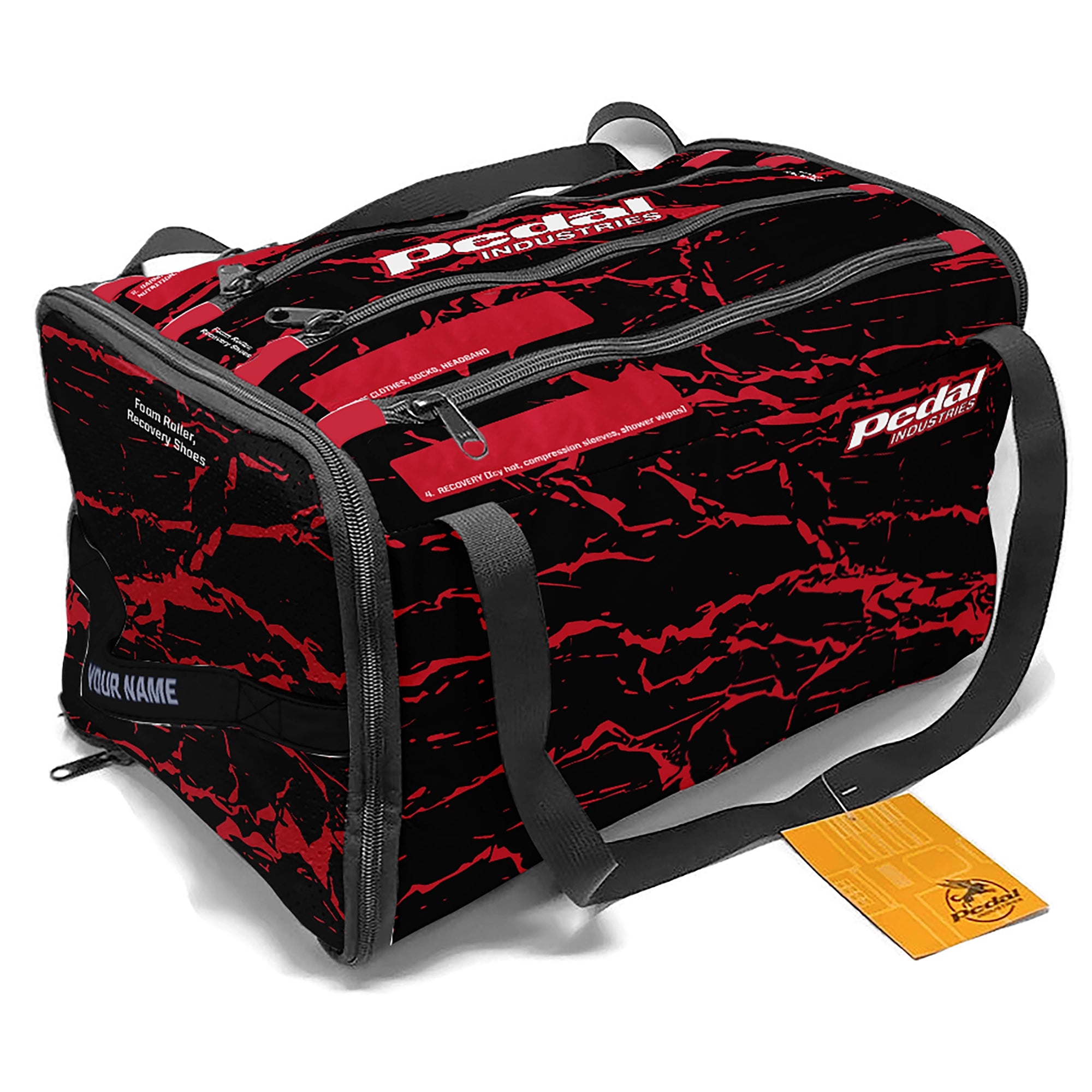 Red Splatter RaceDay RUNNING Gear Bag™ ISD