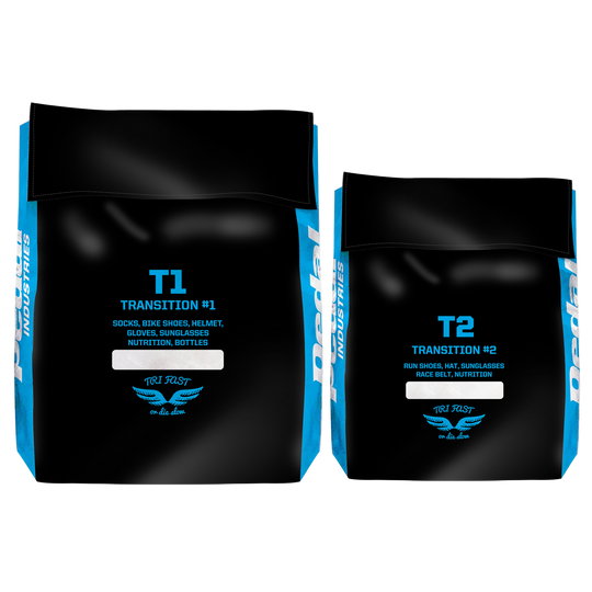 Blue Tri Fast or Die Triathlon Transition Bags ISD